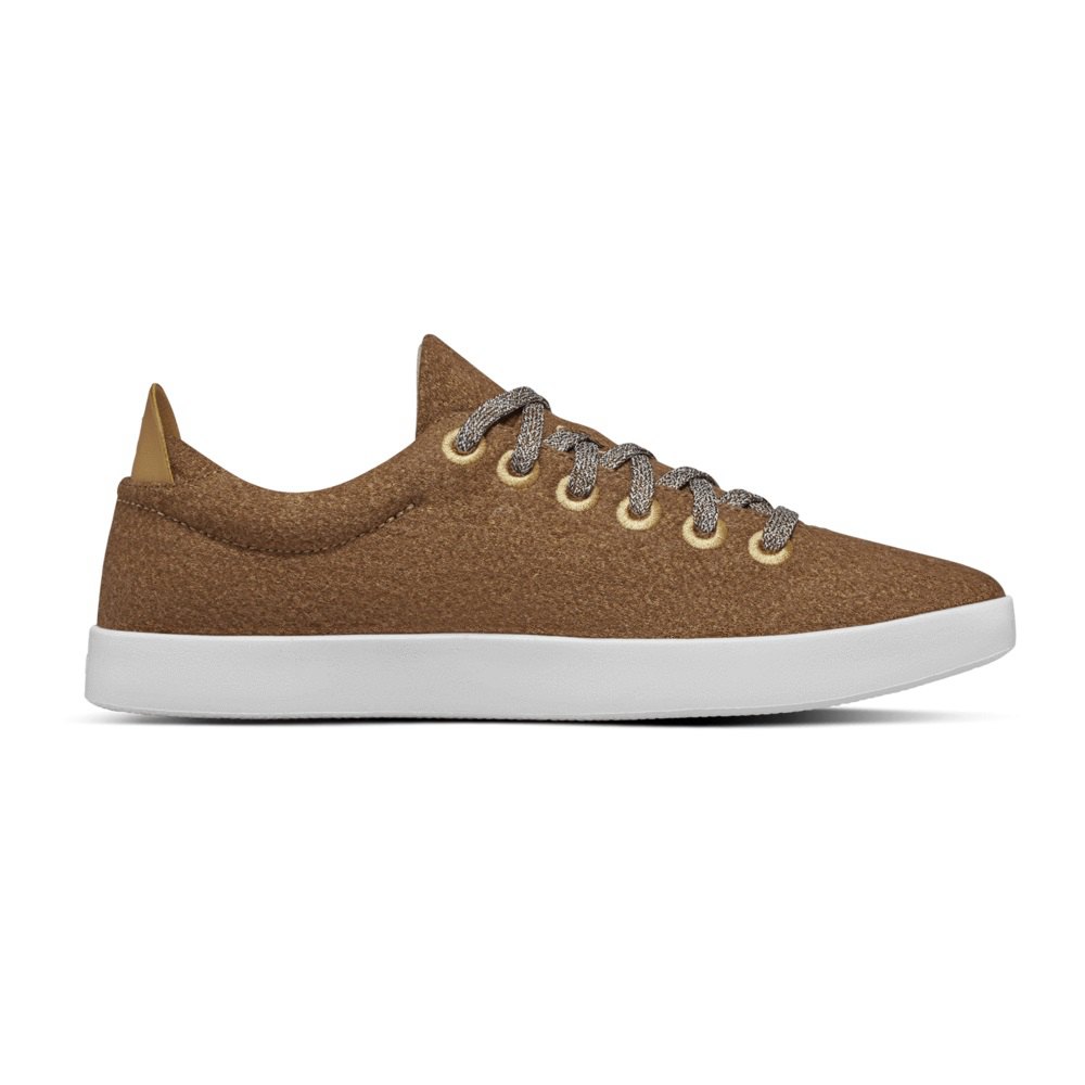 Allbirds Men\'s Sneakers Brown - Wool Pipers - 92375WHUB